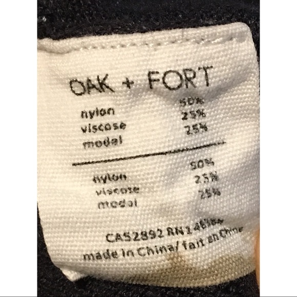 OAK + FORT Navy Open Cardigan Coat - Picture 7 of 9